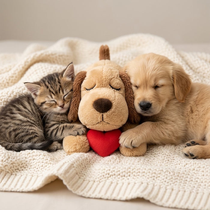 Peluche Calma PawQuench · con latido de corazón